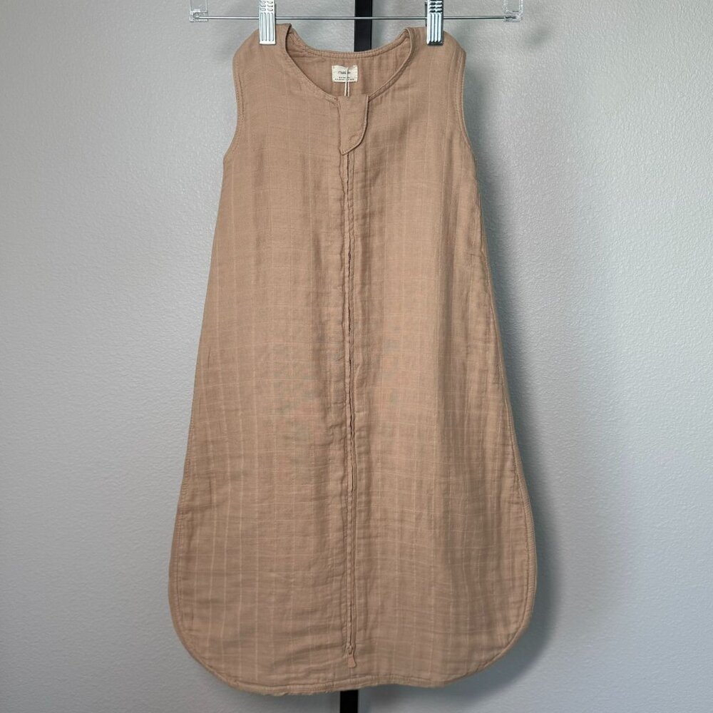 Mushie Organic Cotton Sleep Bag – Natural 0-6 months NWT